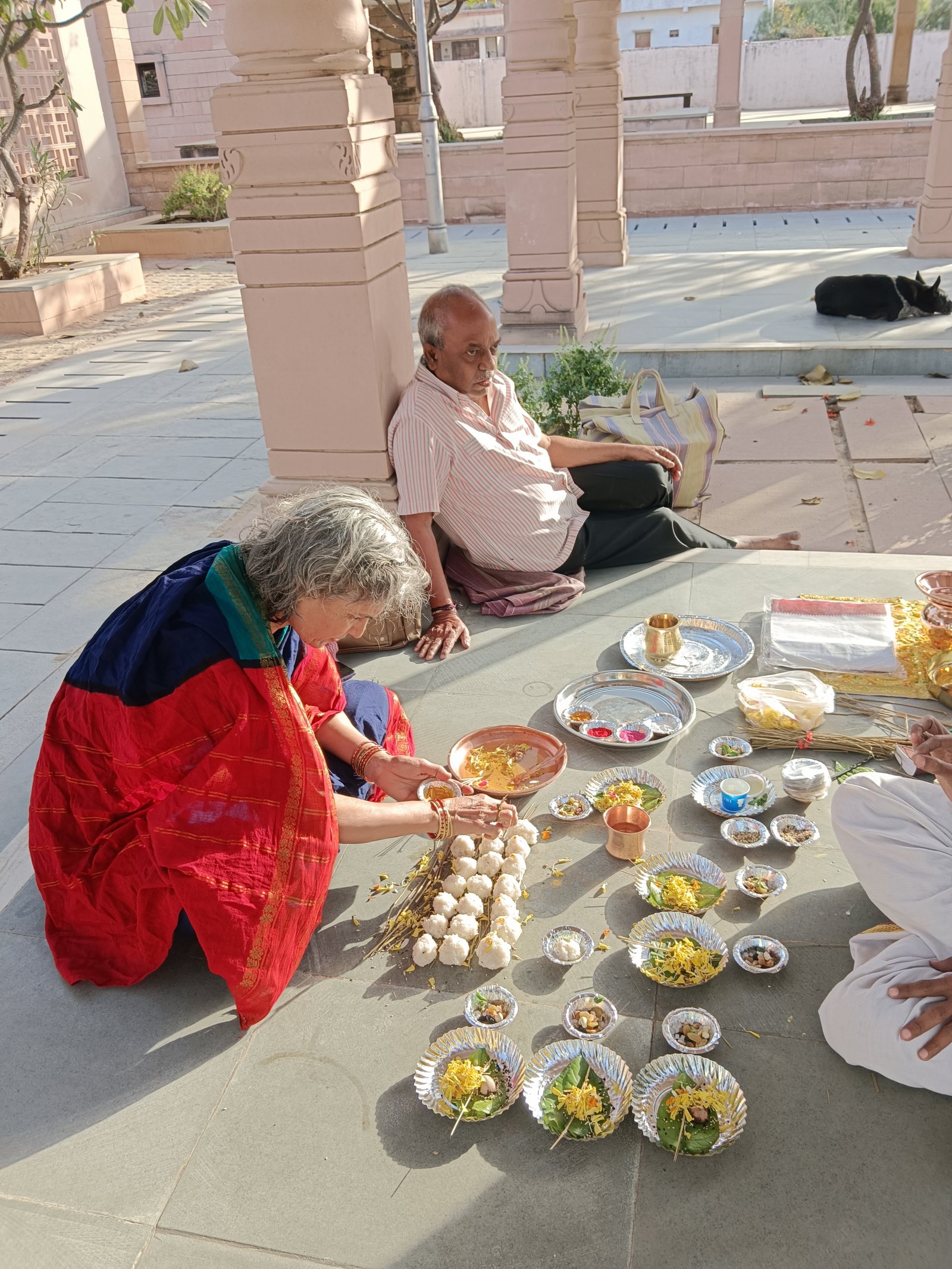 Karnataka Devotees Performing Matru Shraddha